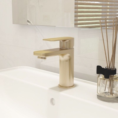 Suburb Basin Mixer - Brushed Brass